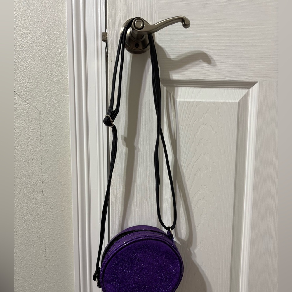 Purple and Black Small Love Pain and Stitches Pumpkin Bag - Picture 8 of 8